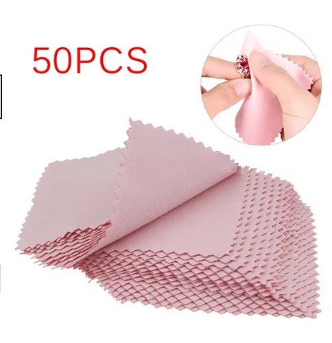 Pcs pink polishing cloth - pcs,