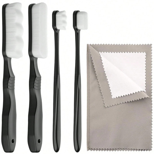 Black cleaning kit 5pcs - black, soft
