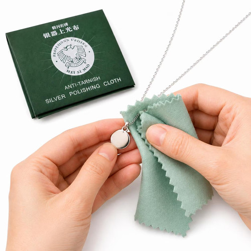 Silver polishing cloth cleaner - silver,