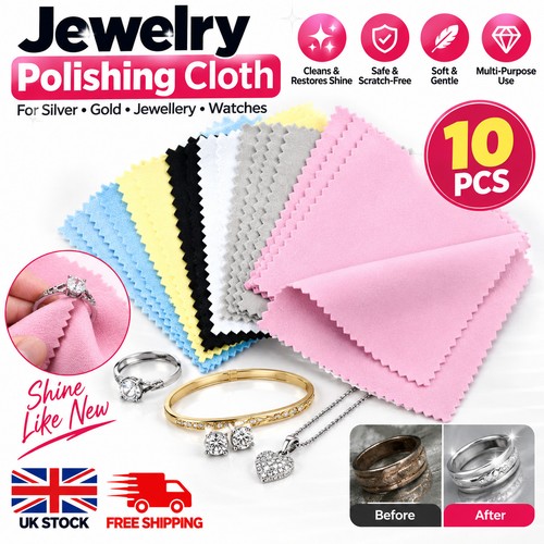 10pcs jewelry polishing cloth - 10pcs,