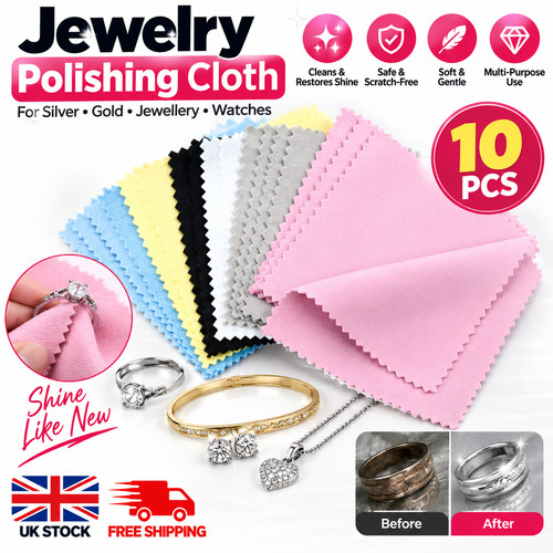 10pcs jewelry polishing cloth - 10pcs,